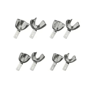 GDC Edentulous Perforated Impression Trays (pack of 8)